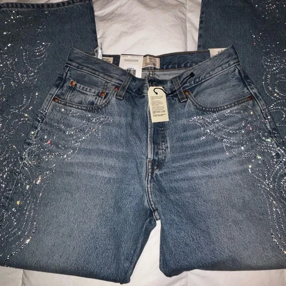 BEYONCÉ X LEVI’S 501® '90S WOMEN'S 28 x 30 - Picture 3 of 14